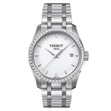 Buy Shop Tissot T Trend Couturier Lady White Dial Watch For Women - T035.210.61.011.00 USA Online