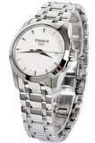 Buy Shop Tissot T Trend Couturier White Dial Silver Steel Strap Watch For Women - T035.210.11.011.00 USA Online