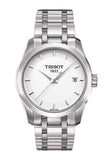 Buy Shop Tissot T Trend Couturier White Dial Silver Steel Strap Watch For Women - T035.210.11.011.00 USA Online