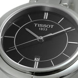 Buy Shop Tissot T Trend Flamingo Black Dial Silver Steel Strap Watch For Women - T094.210.11.051.00 USA Online
