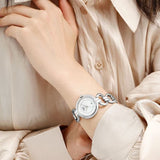 Buy Shop Tissot T Trend Flamingo Mother of Pearl Dial Silver Steel Strap Watch for Women - T094.210.11.116.00 USA Online