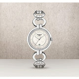 Buy Shop Tissot T Trend Flamingo Mother of Pearl Dial Silver Steel Strap Watch for Women - T094.210.11.116.00 USA Online