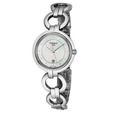 Buy Shop Tissot T Trend Flamingo Mother of Pearl Dial Silver Steel Strap Watch for Women - T094.210.11.116.00 USA Online