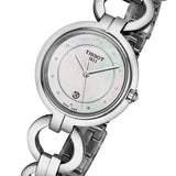 Buy Shop Tissot T Trend Flamingo Mother of Pearl Dial Silver Steel Strap Watch for Women - T094.210.11.116.00 USA Online