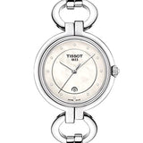 Buy Shop Tissot T Trend Flamingo Mother of Pearl Dial Silver Steel Strap Watch for Women - T094.210.11.116.00 USA Online