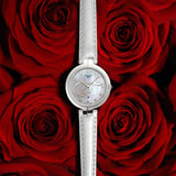 Buy Shop Tissot T Trend Flamingo Valentines Mother of Pearl White Dial White Leather Strap Watch For Women - T094.210.16.111.01 USA Online