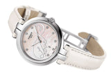 Buy Shop Tissot T Trend Flamingo Valentines Mother of Pearl White Dial White Leather Strap Watch For Women - T094.210.16.111.01 USA Online