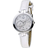 Buy Shop Tissot T Trend Flamingo Valentines Mother of Pearl White Dial White Leather Strap Watch For Women - T094.210.16.111.01 USA Online