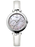 Buy Shop Tissot T Trend Flamingo Valentines Mother of Pearl White Dial White Leather Strap Watch For Women - T094.210.16.111.01 USA Online