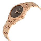 Buy Shop Tissot T Wave Anthracite Dial Rose Gold Steel Strap Watch For Women - T112.210.33.061.00 USA Online