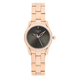 Buy Shop Tissot T Wave Anthracite Dial Rose Gold Steel Strap Watch For Women - T112.210.33.061.00 USA Online