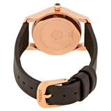 Buy Shop Tissot T Wave Black Dial Black Leather Strap Watch For Women - T112.210.36.051.00 USA Online