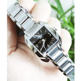 Buy Shop Tissot T Wave Black Dial Silver Steel Strap Watch for Women - T02.1.285.52 USA Online
