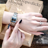 Buy Shop Tissot T Wave Black Dial Silver Steel Strap Watch for Women - T02.1.285.52 USA Online