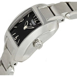 Buy Shop Tissot T Wave Black Dial Silver Steel Strap Watch for Women - T02.1.285.52 USA Online