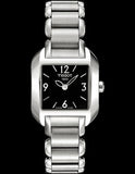Buy Shop Tissot T Wave Black Dial Silver Steel Strap Watch for Women - T02.1.285.52 USA Online