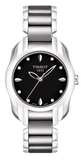 Buy Shop Tissot T Wave Black Dial Two Tone Steel Strap Watch For Women - T023.210.11.056.00 USA Online