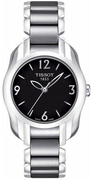 Buy Shop Tissot T Wave Black Dial Watch For Women - T023.210.11.057.00 USA Online