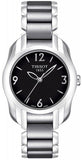Buy Shop Tissot T Wave Black Dial Watch For Women - T023.210.11.057.00 USA Online