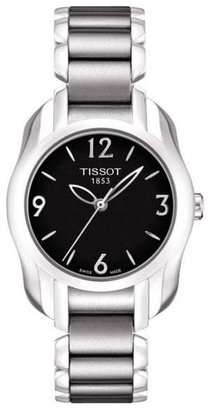 Buy Shop Tissot T Wave Black Dial Watch For Women - T023.210.11.057.00 USA Online