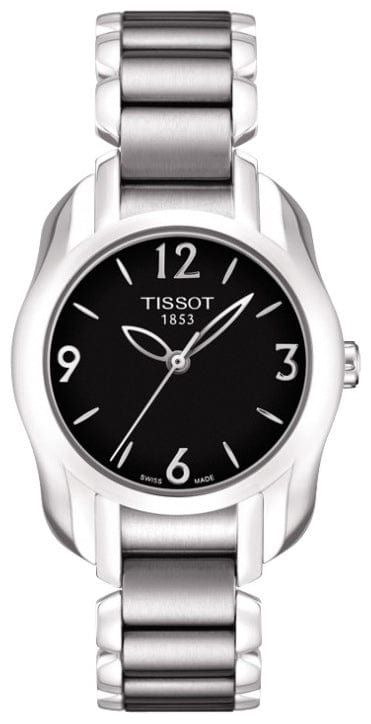 Buy Shop Tissot T Wave Black Dial Watch For Women - T023.210.11.057.00 USA Online