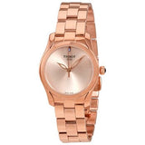 Buy Shop Tissot T Wave Cream Dial Rose Gold Steel Strap Watch For Women - T112.210.33.451.00 USA Online
