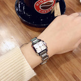 Buy Shop Tissot T Wave Diamonds Mother of Pearl Dial Silver Steel Strap Watch for Women - T02.1.285.74 USA Online