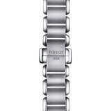 Buy Shop Tissot T Wave Diamonds Mother of Pearl Dial Silver Steel Strap Watch for Women - T02.1.285.74 USA Online