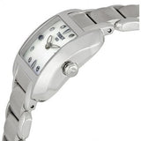 Buy Shop Tissot T Wave Diamonds Mother of Pearl Dial Silver Steel Strap Watch for Women - T02.1.285.74 USA Online