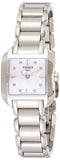 Buy Shop Tissot T Wave Diamonds Mother of Pearl Dial Silver Steel Strap Watch for Women - T02.1.285.74 USA Online