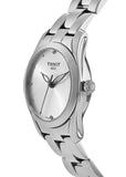 Buy Shop Tissot T Wave Diamonds White Dial Silver Steel Strap Watch For Women - T112.210.11.036.00 USA Online