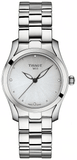 Buy Shop Tissot T Wave Diamonds White Dial Silver Steel Strap Watch For Women - T112.210.11.036.00 USA Online