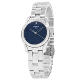 Buy Shop Tissot T Wave Donna Blue Dial Silver Steel Strap Watch For Women - T112.210.11.041.00 USA Online