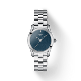 Buy Shop Tissot T Wave Donna Blue Dial Silver Steel Strap Watch For Women - T112.210.11.041.00 USA Online