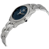 Buy Shop Tissot T Wave II Blue Dial Silver Steel Strap Watch For Women - T112.210.11.046.00 USA Online