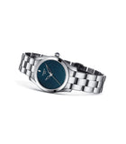 Buy Shop Tissot T Wave II Blue Dial Silver Steel Strap Watch For Women - T112.210.11.046.00 USA Online
