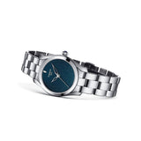 Buy Shop Tissot T Wave II Blue Dial Silver Steel Strap Watch For Women - T112.210.11.046.00 USA Online