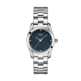 Buy Shop Tissot T Wave II Blue Dial Silver Steel Strap Watch For Women - T112.210.11.046.00 USA Online