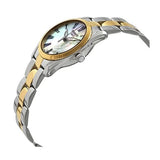 Buy Shop Tissot T Wave Lady White Mother of Pearl Dial Two Tone Steel Strap Watch For Women - T112. 210. 22. 113. 00 USA Online