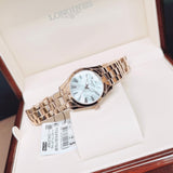 Buy Shop Tissot T Wave Mother of Pearl Dial Rose Gold Steel Strap Watch For Women - T112.210.33.113.00 USA Online