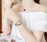 Buy Shop Tissot T Wave Mother of Pearl Dial Rose Gold Steel Strap Watch For Women - T112.210.33.113.00 USA Online