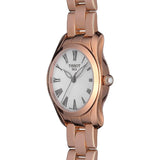 Buy Shop Tissot T Wave Mother of Pearl Dial Rose Gold Steel Strap Watch For Women - T112.210.33.113.00 USA Online
