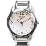 Buy Shop Tissot T Wave Mother of Pearl Dial Two Tone Steel Strap Watch For Women - T023.210.11.117.00 USA Online