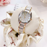 Buy Shop Tissot T Wave Mother of Pearl Dial Two Tone Steel Strap Watch for Women - T023.210.22.117.00 USA Online
