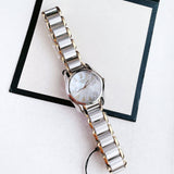 Buy Shop Tissot T Wave Mother of Pearl Dial Two Tone Steel Strap Watch for Women - T023.210.22.117.00 USA Online