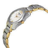 Buy Shop Tissot T Wave Mother of Pearl Dial Two Tone Steel Strap Watch for Women - T023.210.22.117.00 USA Online