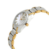 Buy Shop Tissot T Wave Mother of Pearl Dial Two Tone Steel Strap Watch for Women - T023.210.22.117.00 USA Online