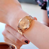 Buy Shop Tissot T Wave Rose Gold Dial Rose Gold Steel Strap Watch For Women - T112.210.33.456.00 USA Online