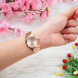 Buy Shop Tissot T Wave Rose Gold Dial Rose Gold Steel Strap Watch For Women - T112.210.33.456.00 USA Online