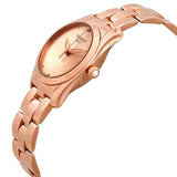 Buy Shop Tissot T Wave Rose Gold Dial Rose Gold Steel Strap Watch For Women - T112.210.33.456.00 USA Online